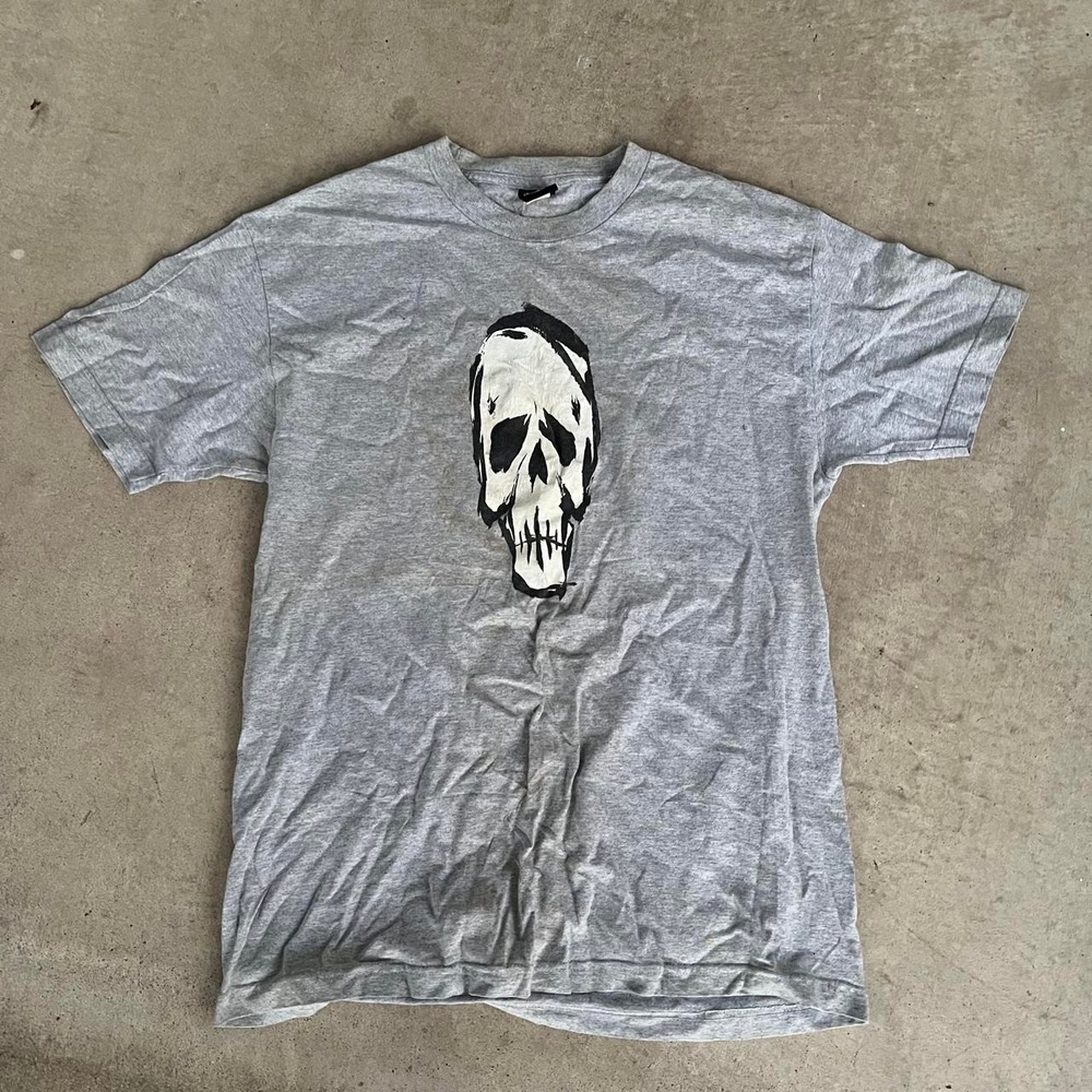 Y2K 2000s Tum Yeto Zero "Dying To Live" Skull Logo Movie Promo Shirt L